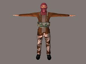 military human 3d model