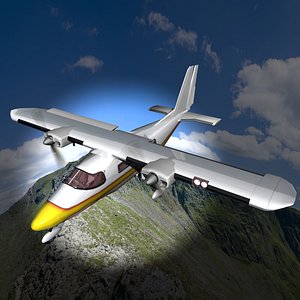 3D partenavia p68 commuter model