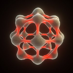 carbon structure fullerene 3D