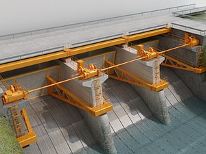 Dam 3D model