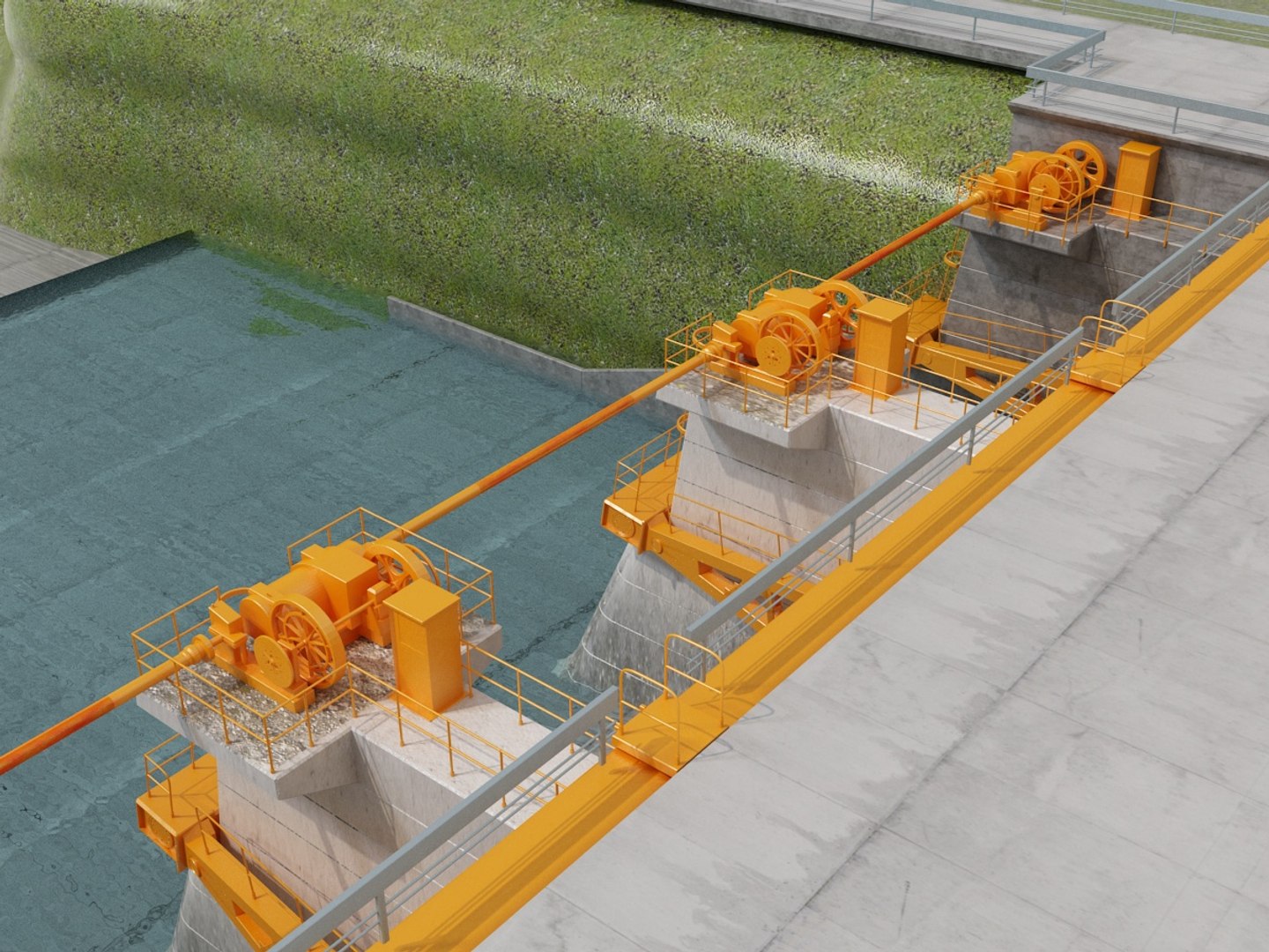 Dam 3D Model - TurboSquid 2004223
