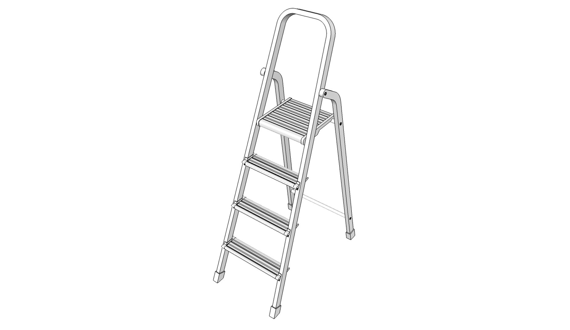 Ladder tools 3D model TurboSquid 1339716