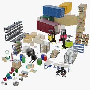 Warehouse Props Collection 1A