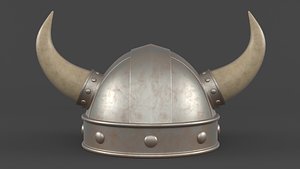 Viking Helmet 3D model