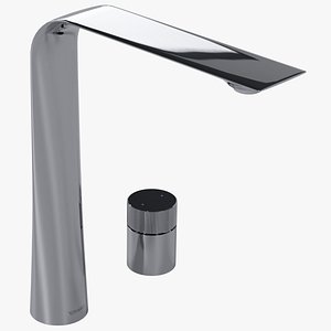 Duravit D1z 2 Hole Basin Mixer XL 3D