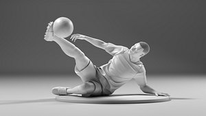 Footballer 05 FootStrike 09 Stl model