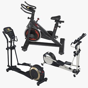 GYM Elliptical and Exercise Bike Collection model