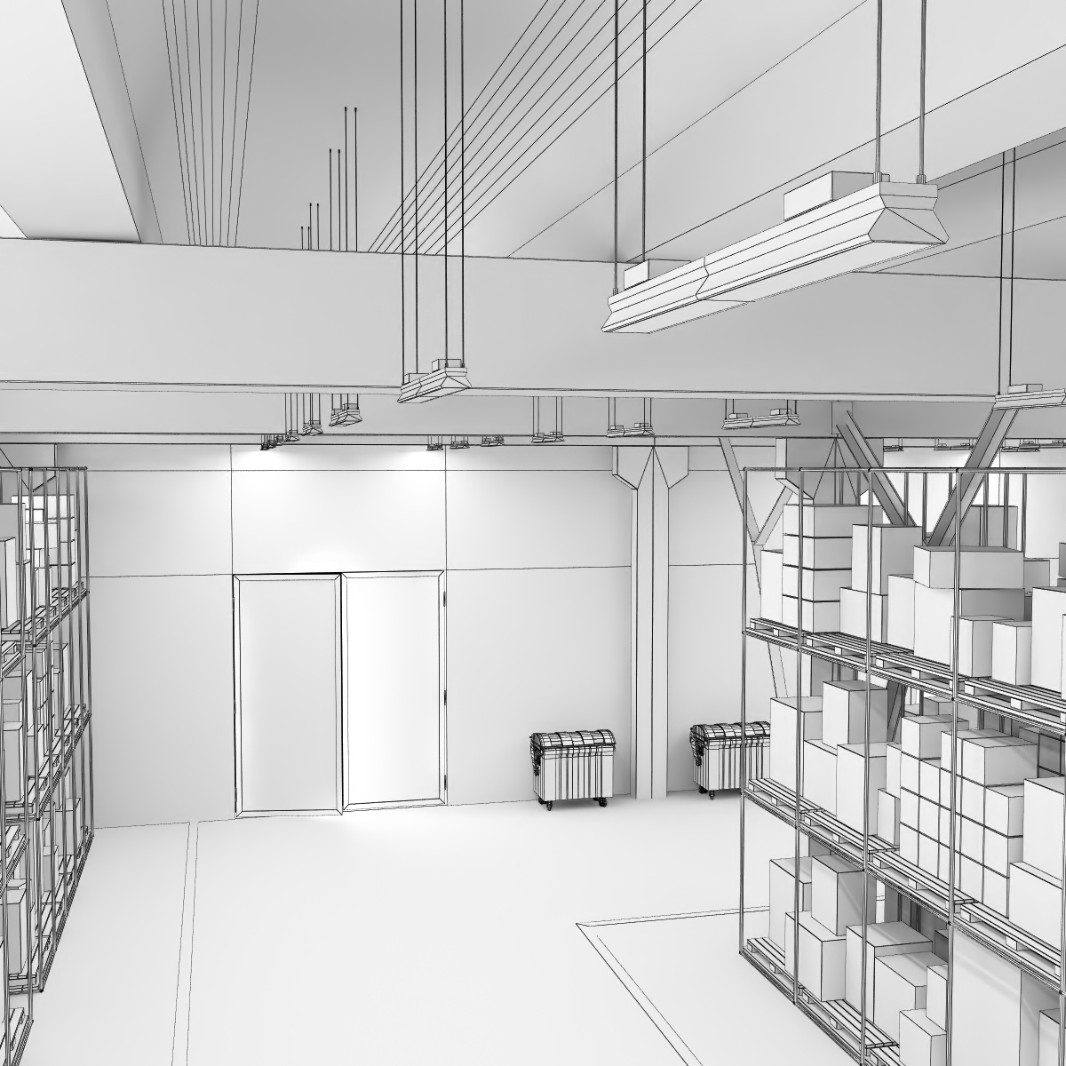 warehouse 3d max