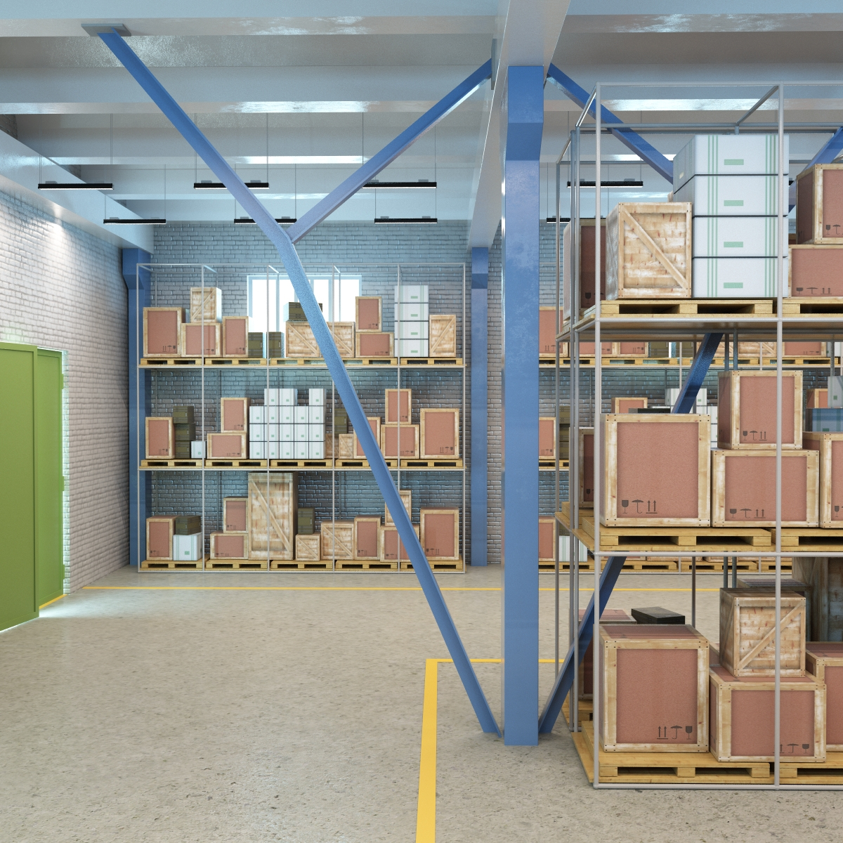 warehouse 3d max