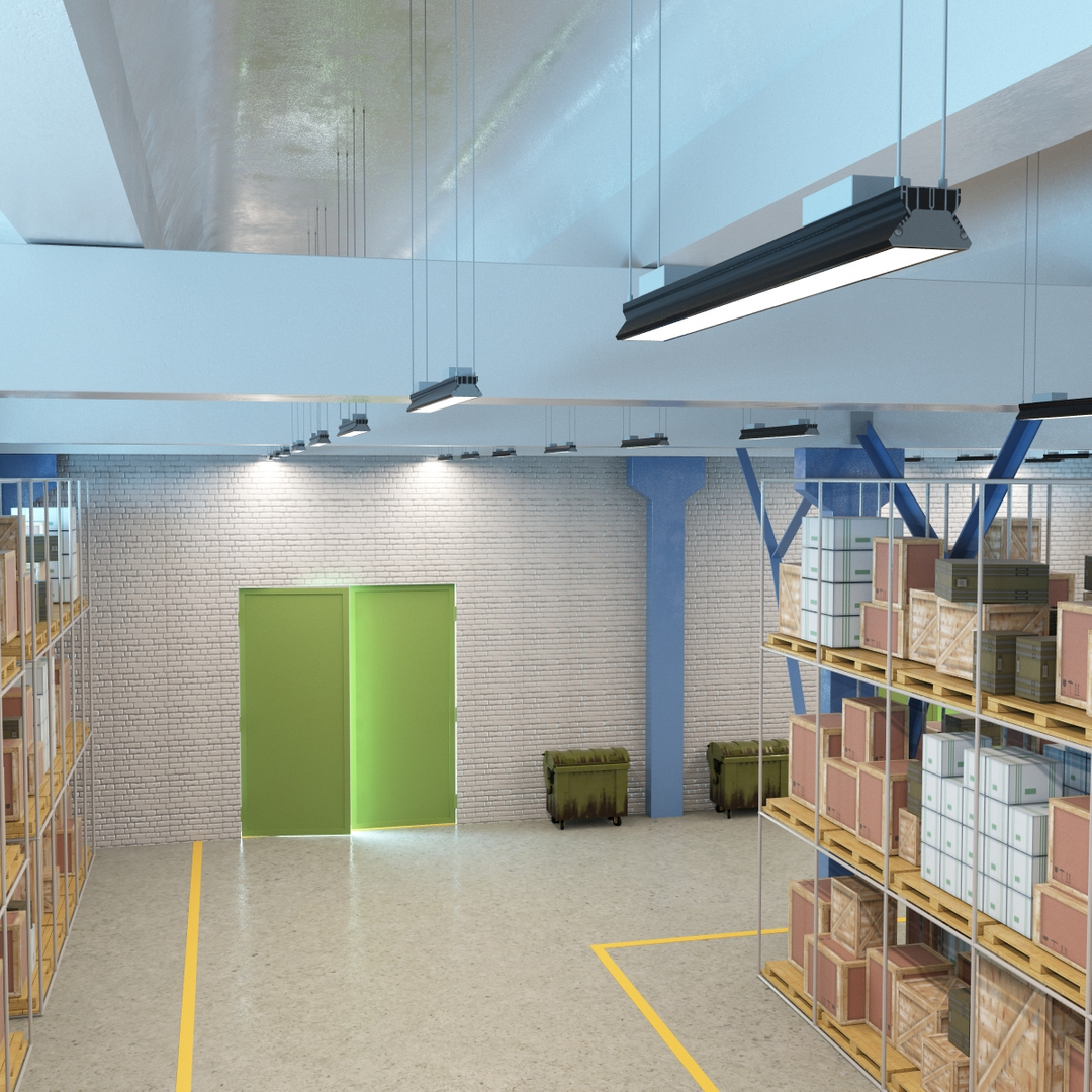 warehouse 3d max