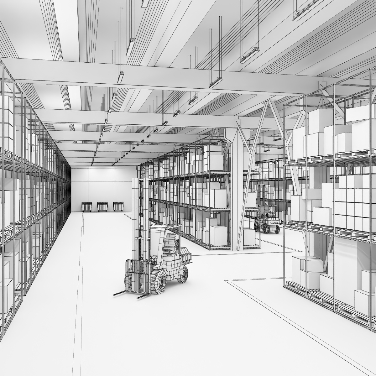 warehouse 3d max
