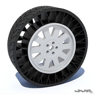3ds max generic airless tire rim