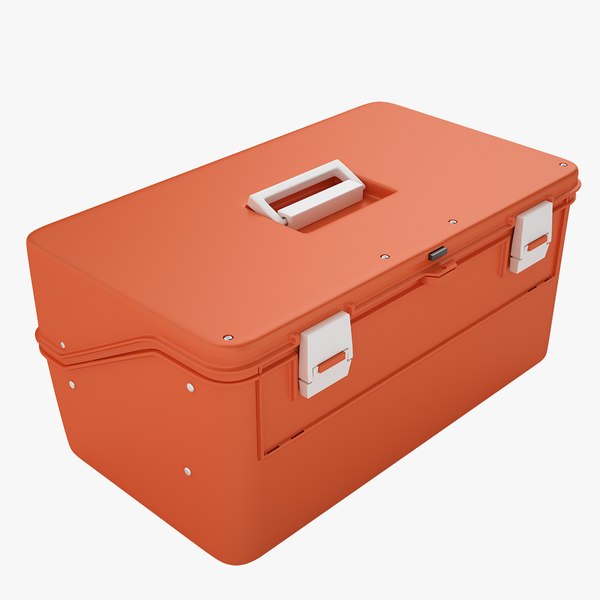 modelo 3d First Aid Paramedic Box 02 - TurboSquid 2031280