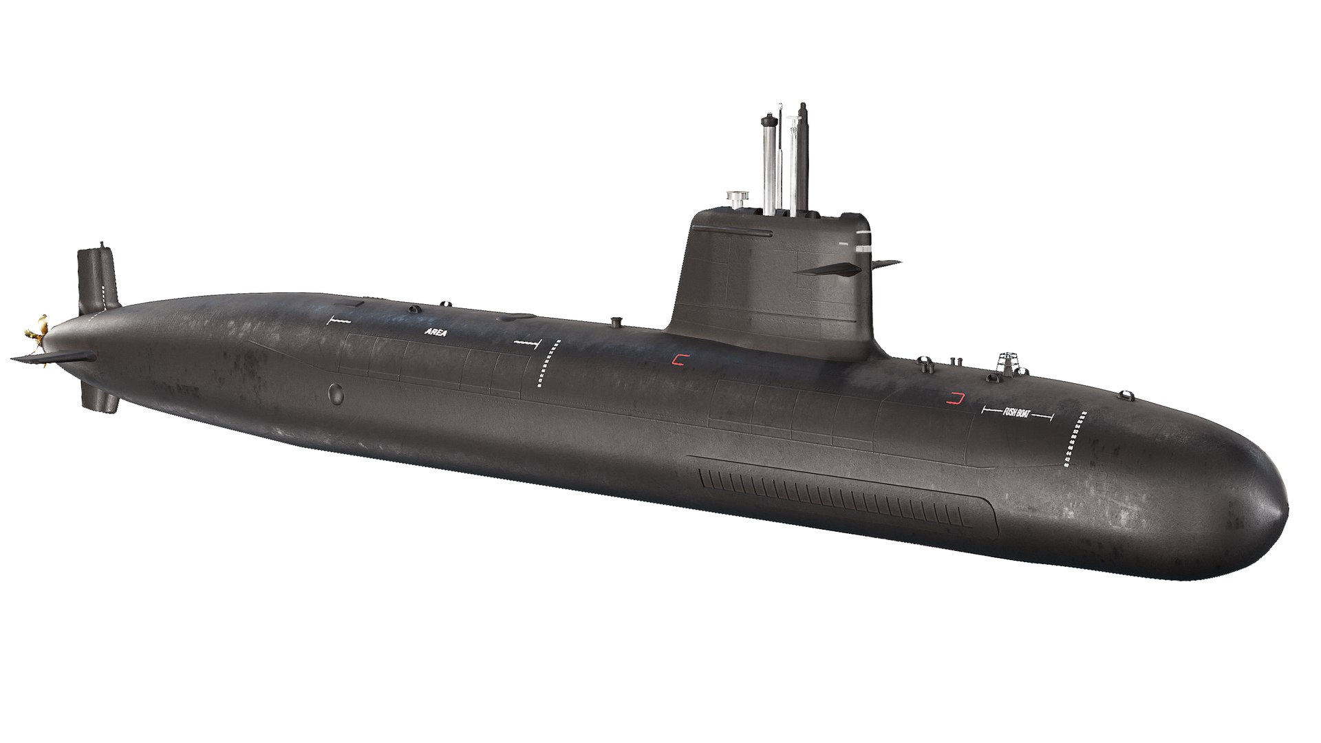 3D Model INS Vagsheer S-26 Submarine - TurboSquid 2152479