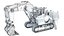 Pack d'équipement de machines minières