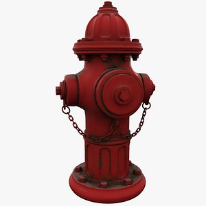 3D model hydrant