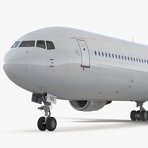 Boeing 767-400 with Cabin and Doors