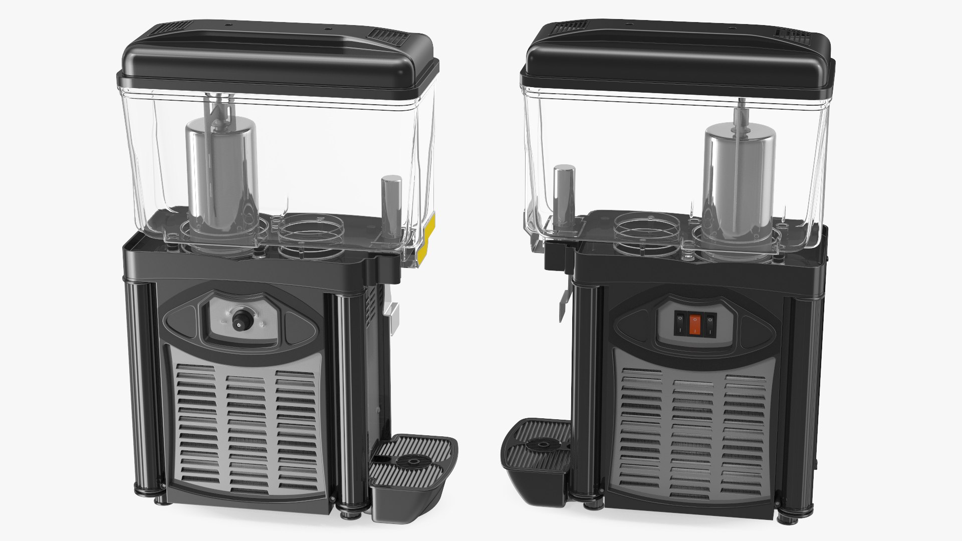 Empty Cold Dispenser 3D model preview