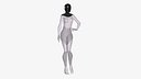 Femele Humanoid Standing Pose