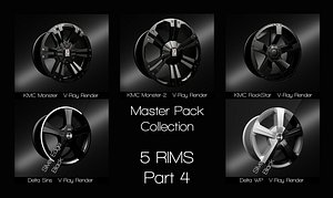 3D rims master pack part4 model