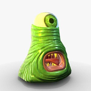 Game Ready Slime Monster