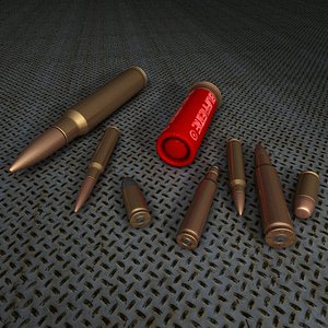 Set of 8 bullets HD