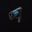Pistolet blaster de science-fiction