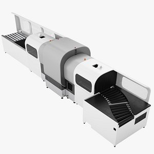Security System Airport 02 3D model
