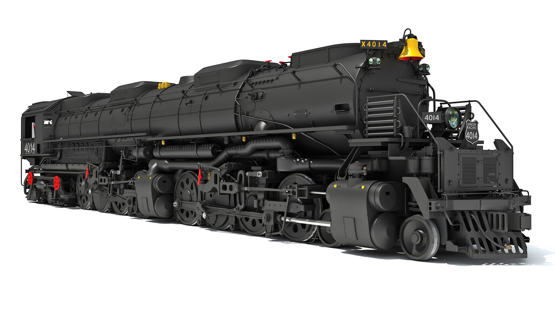 3D Steam Locomotive Big Boy Train Model - TurboSquid 2017067