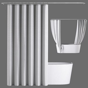 Bath Curtain Set 8 1