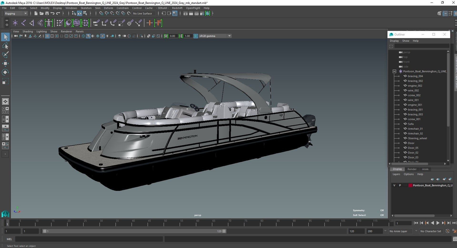 3D Pontoon Boat Bennington Q LINE 2024 Grey model https://p.turbosquid.com/ts-thumb/cm/UyvCaP/Jk/pontoonboatbenningtonqline2024grey3dsmodel036/jpg/1723877005/1920x1080/fit_q87/9a7fd201f8895583c48d59b44cc5b1ffa986ae63/pontoonboatbenningtonqline2024grey3dsmodel036.jpg