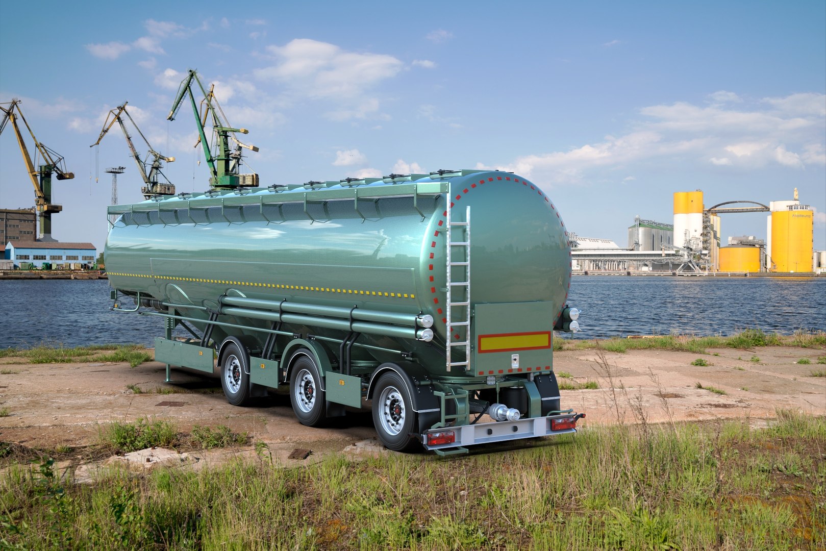 3D Welgro Food Semi Trailer - TurboSquid 1824113