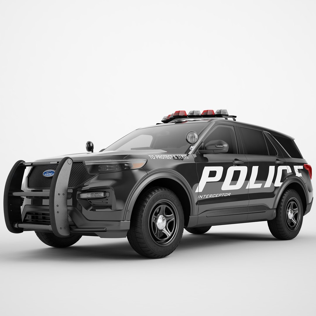 ford explorer 2022 black police