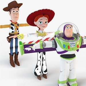 3D Woody Buzz Jessie TOY STORY Bundle