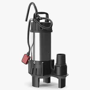 3D Wastewater Transfer Pump model