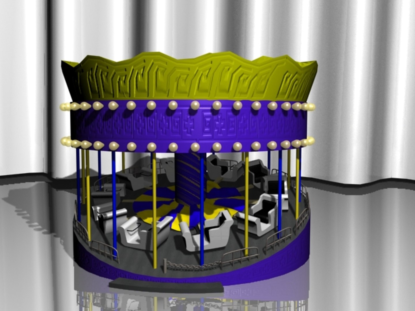 3d Ride Amusment Park Model