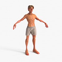 Stylized Human Male Thin