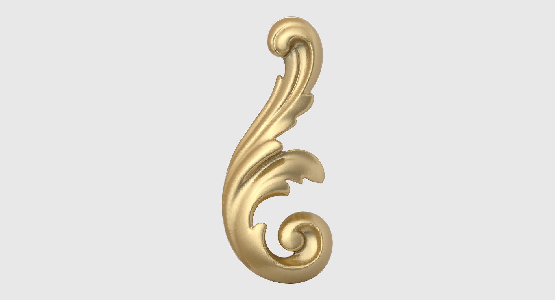 Free Acanthus Leaf Scroll 3D - TurboSquid 1558140