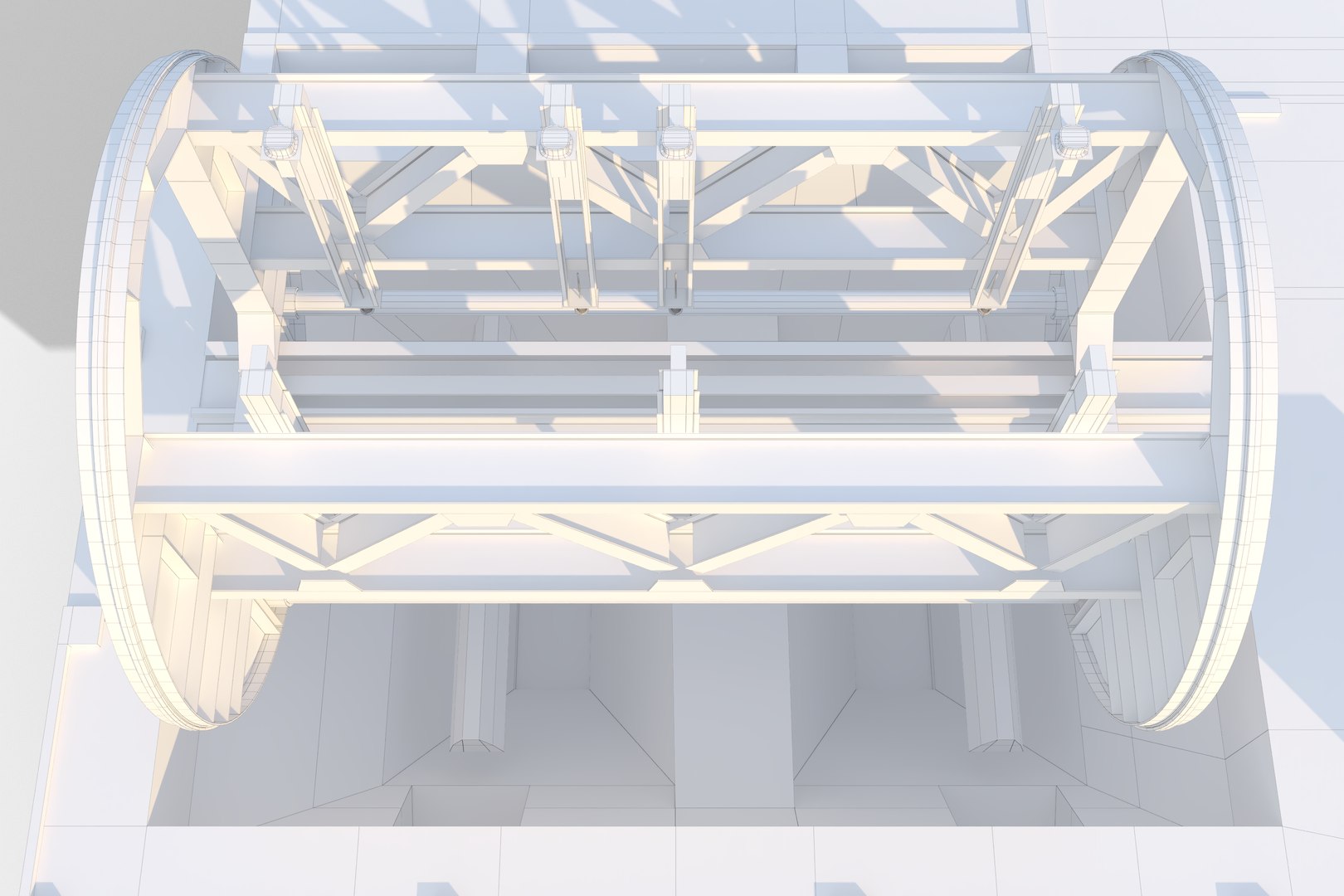 3d Model Complex Elevator