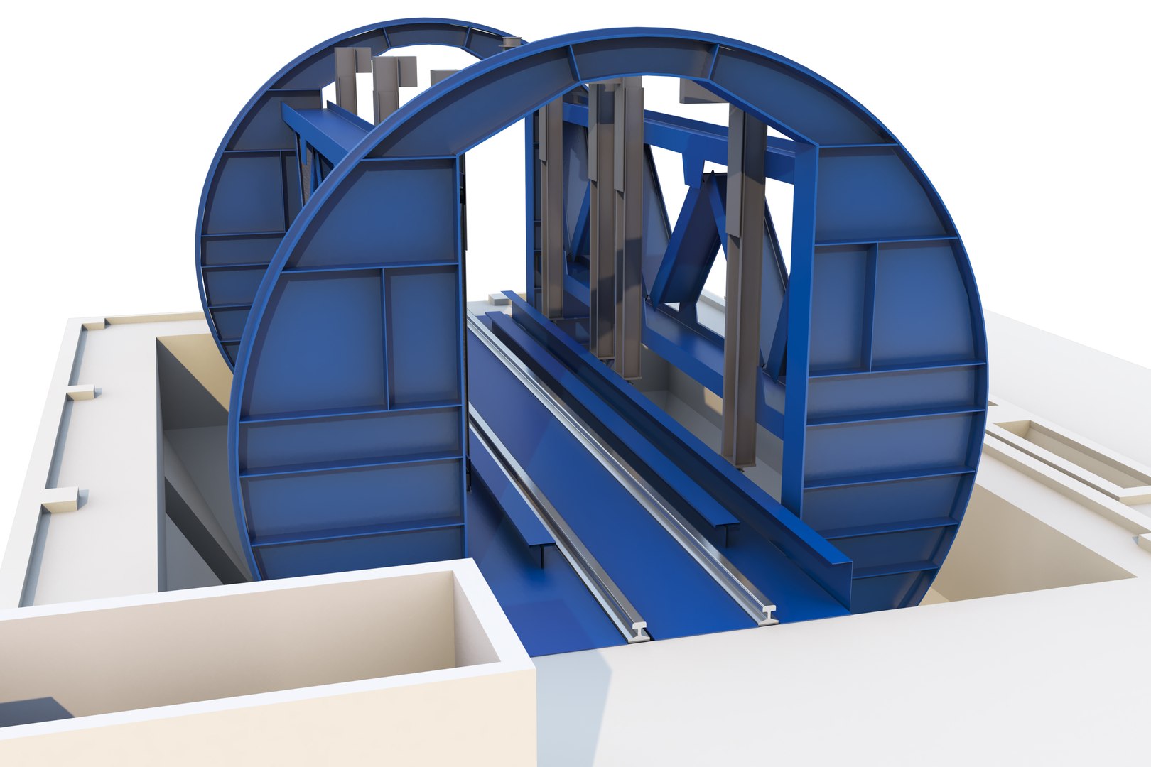 3d Model Complex Elevator