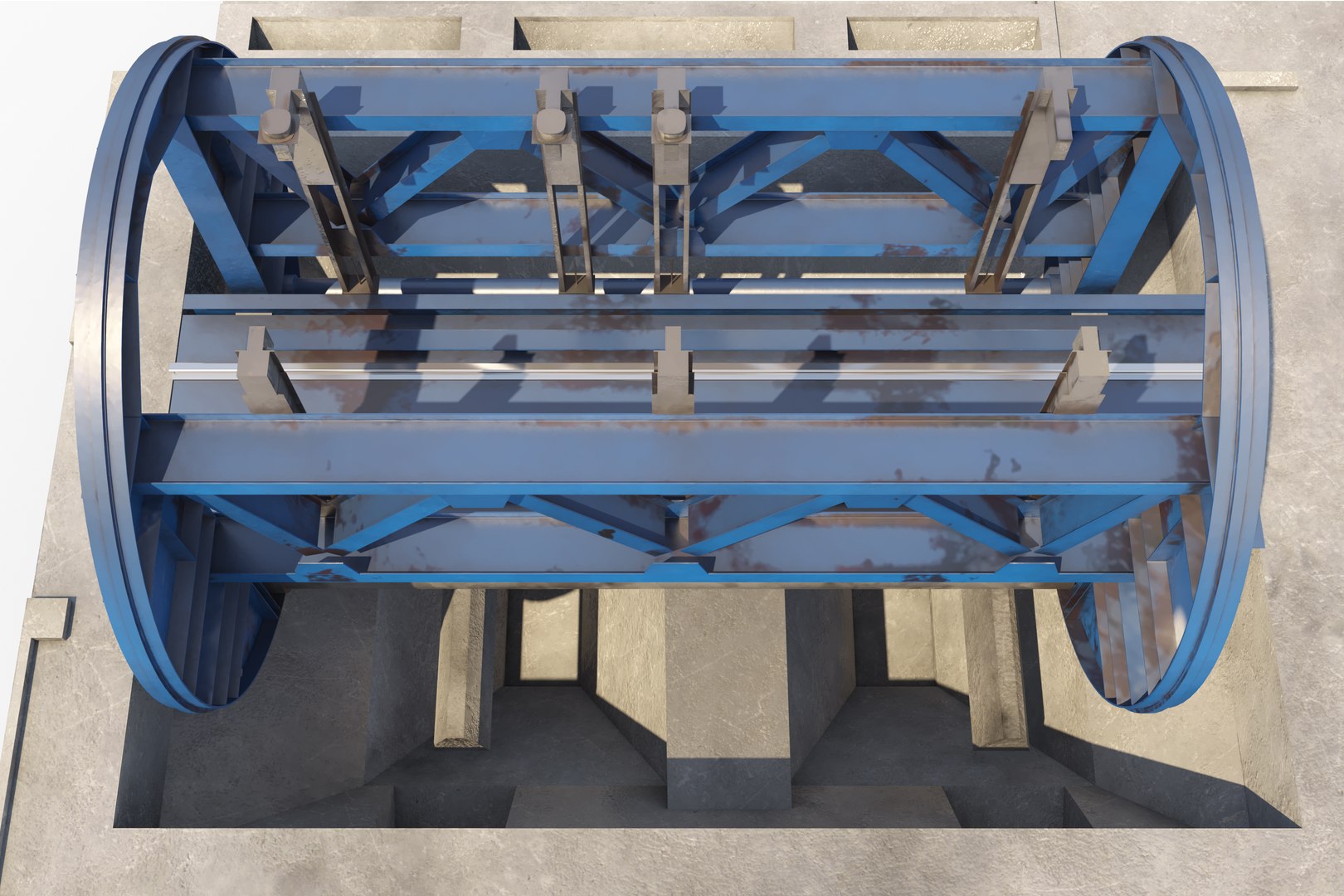 3d Model Complex Elevator