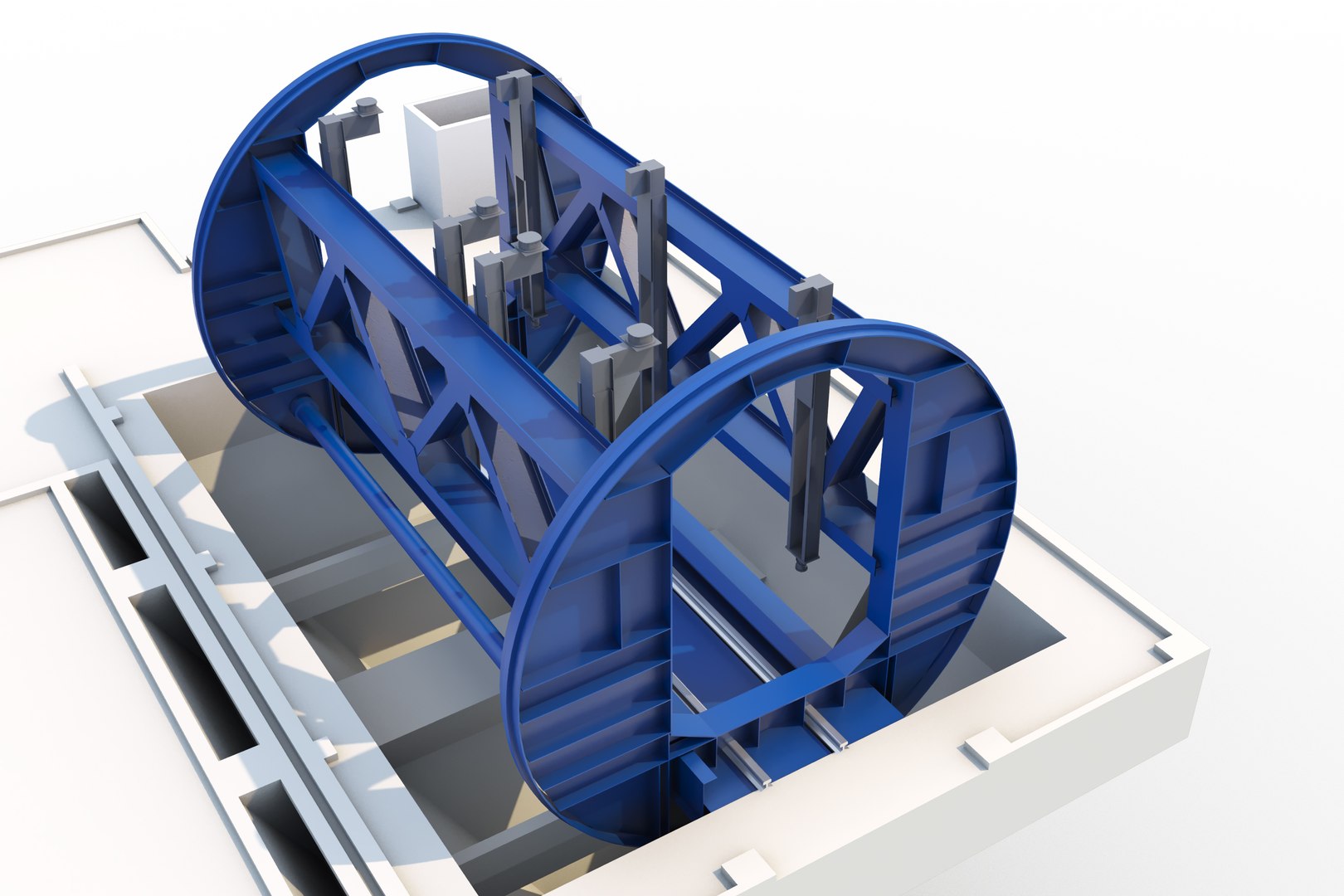3d Model Complex Elevator