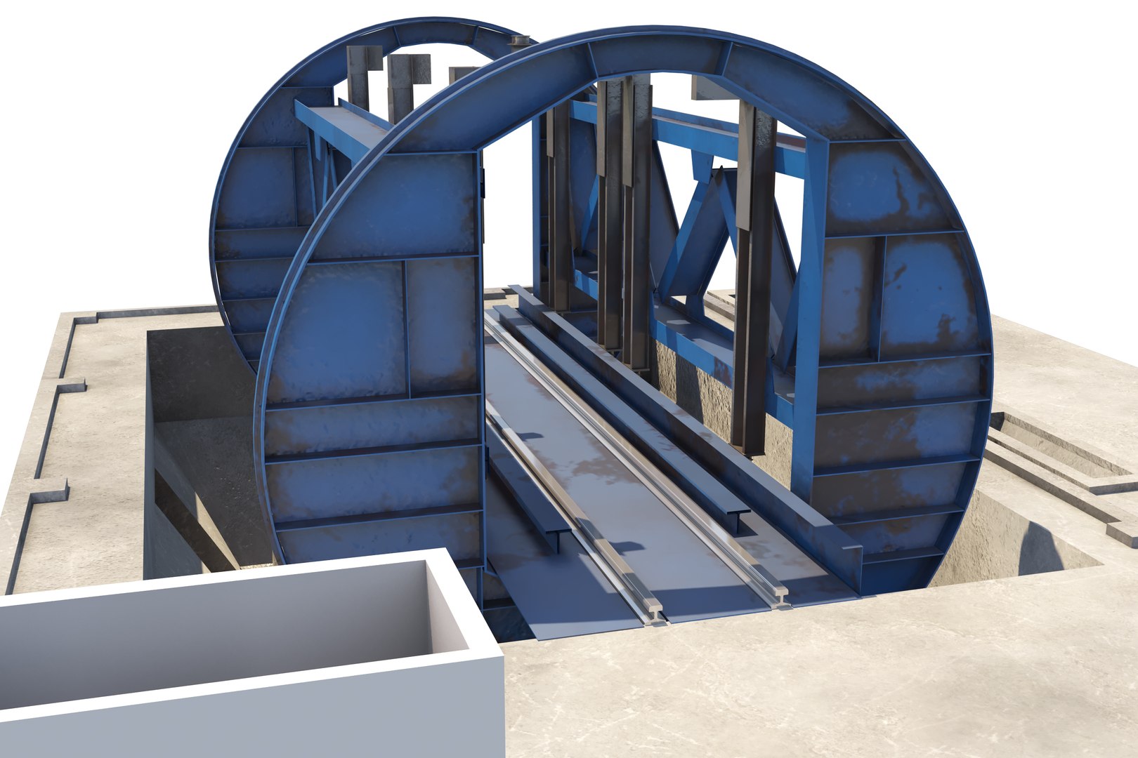 3d Model Complex Elevator