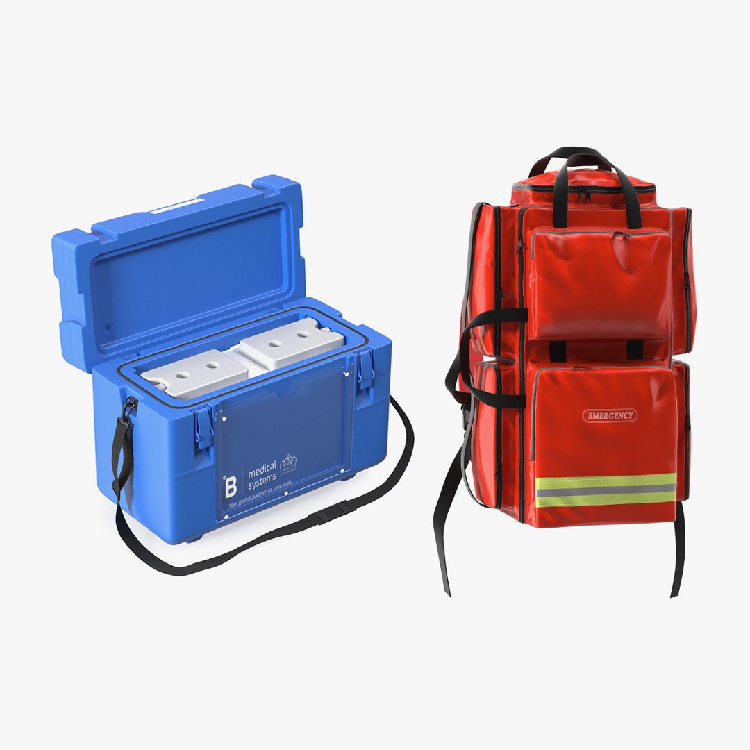 Doctor Cases Collection 3D model preview