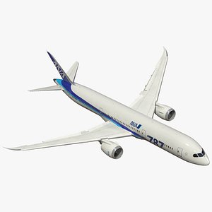 Boeing 787-9 Dreamliner ANA Livery Rigged 3D