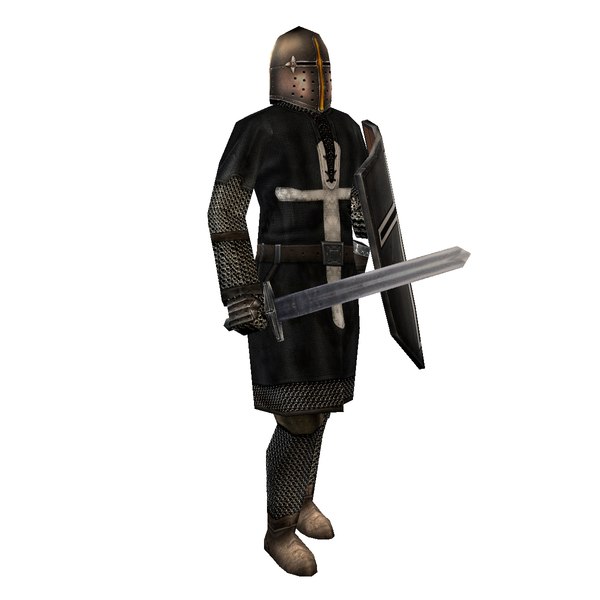 historically knight games 3d model