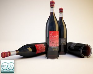 bottles wine 3ds