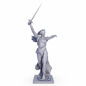 3D motherland calls model