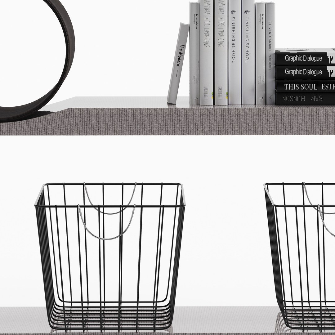 Cierre Imbottiti Bookcase 3D Model - TurboSquid 1772004