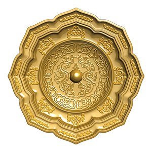 maya chinese plate gold